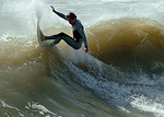 (February 28, 2011) Surf at Bob Hall Pier